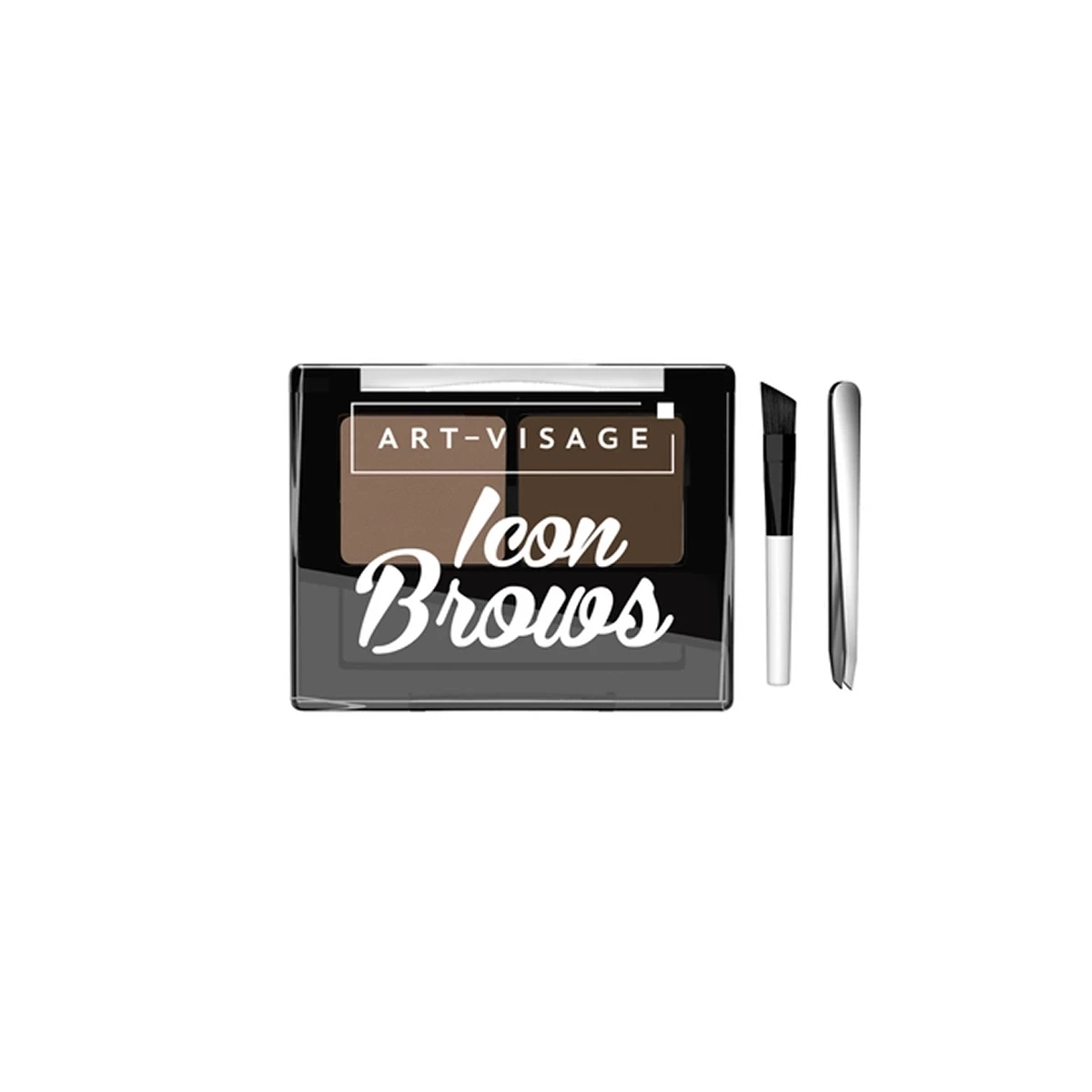 ICON BROWS Двойные монохромные тени для бровей 